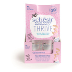 Schesir Baby Thrive multipack karma mokra dla kociąt kurczak z wątróbką 20x8 g wysokokaloryczna