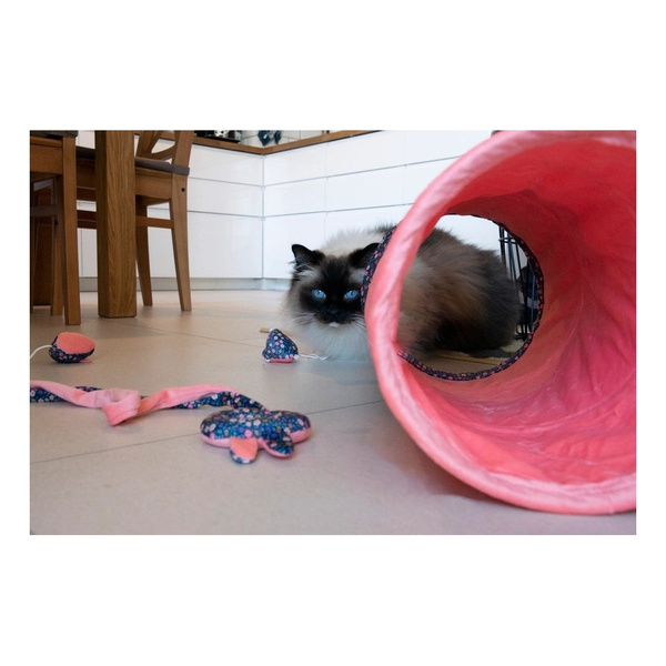 ZOLUX Zabawka dla kota królik zawieszany na drzwiach, kwiaty ETHICAT 59 cm