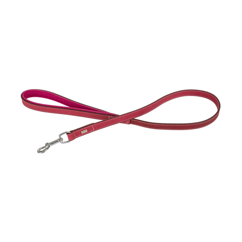 Barry King Smycz skórzana, 20 mm / 100 cm, ciemny różowy