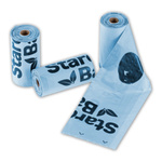 STARCHBAG Kompostowalne BIOworki na odchody 8 rolek x 15szt, kol. błękit