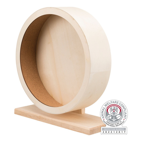 Trixie Drewniany kołowrotek dla koszatniczki szczura 33cm