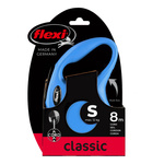 FLEXI Smycz automatyczna dla psa NEW CLASSIC linka S 8m niebieska