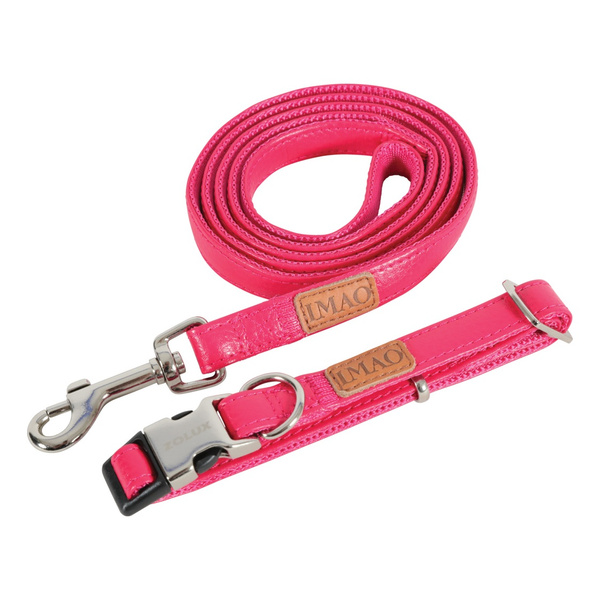 Zolux Smycz dla psa stylowa IMAO PICCADILLY 20 mm/1,2 m kol. fuksja