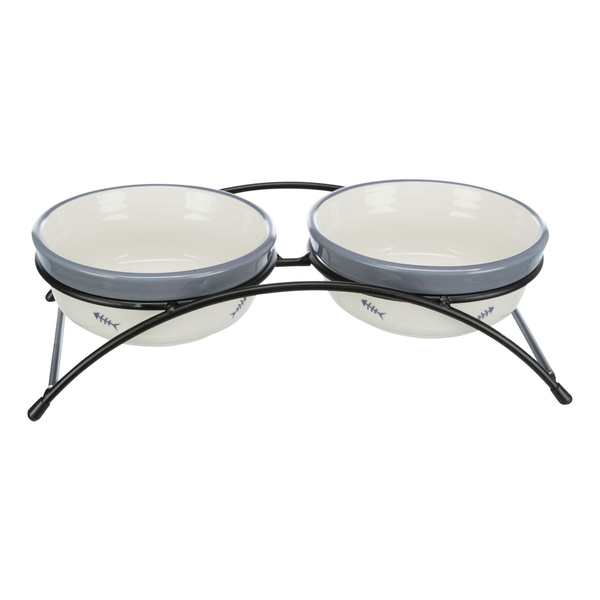 Trixie MISKI CERAMICZNE dla kota NA STOJAKU MISKA