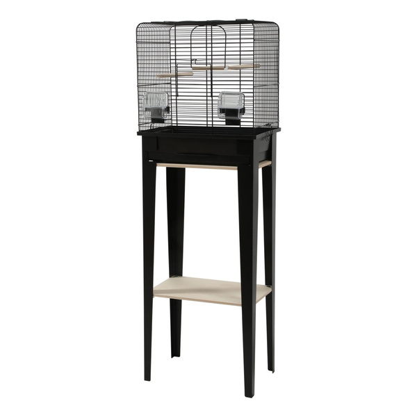 Zolux Klatka dla ptaków ze stojakiem CHIC Loft S kol. czarny