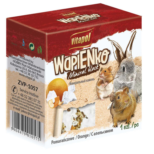 Vitapol KOSTKA WAPIENNA wapienko POMARAŃCZOWA 40g