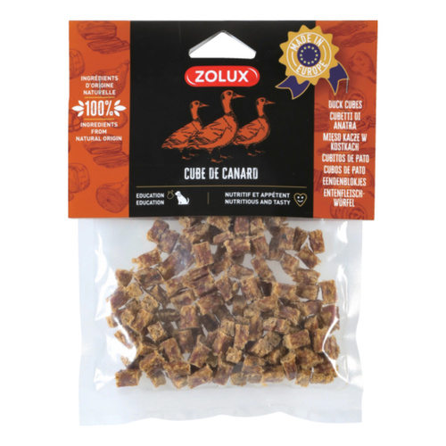 ZOLUX Przysmak naturalny dla psa Kostki z kaczki 100 g