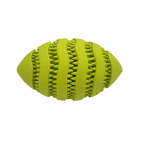 Mr. Pretzel Gryzak gumowy dla psa piłka rugby 11cm