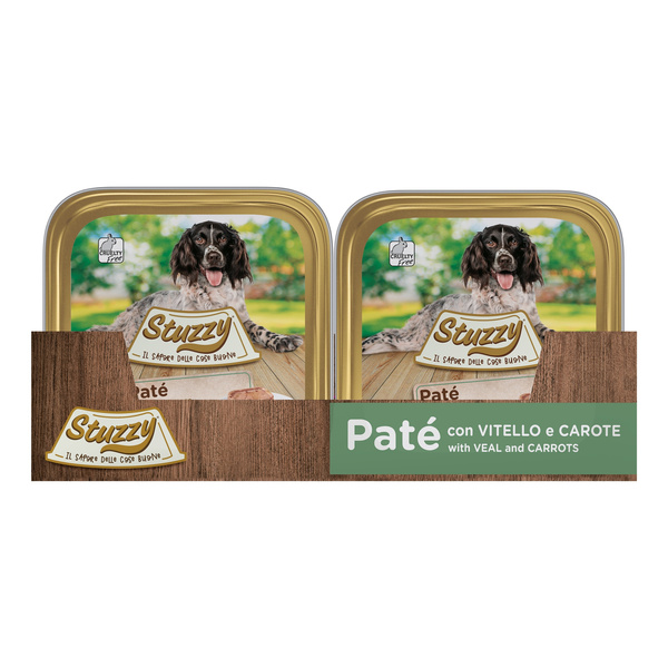 Stuzzy Pate karma mokra dla psa cielęcina z marchewką 150 g
