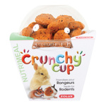 ZOLUX Przysmak naturalny dla gryzoni CRUNCHY CUP marchew siemię 200g