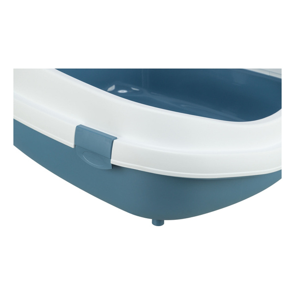 Trixie Primo XXL, kuweta, niebieski/szary, 56 × 25 × 71 cm, z ramką