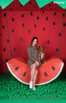 amiplay Obroża regulowana BeHappy dla Psa S Watermelon
