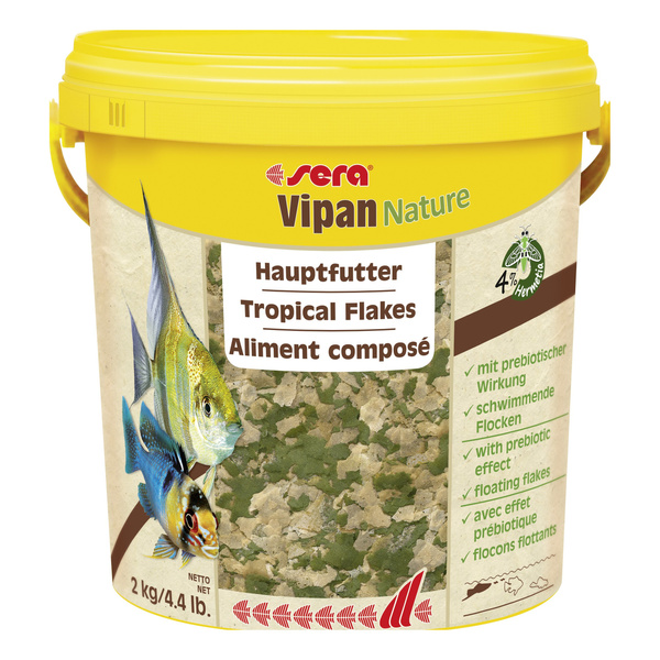 Sera Vipan Nature 10 l płatki - pokarm premium