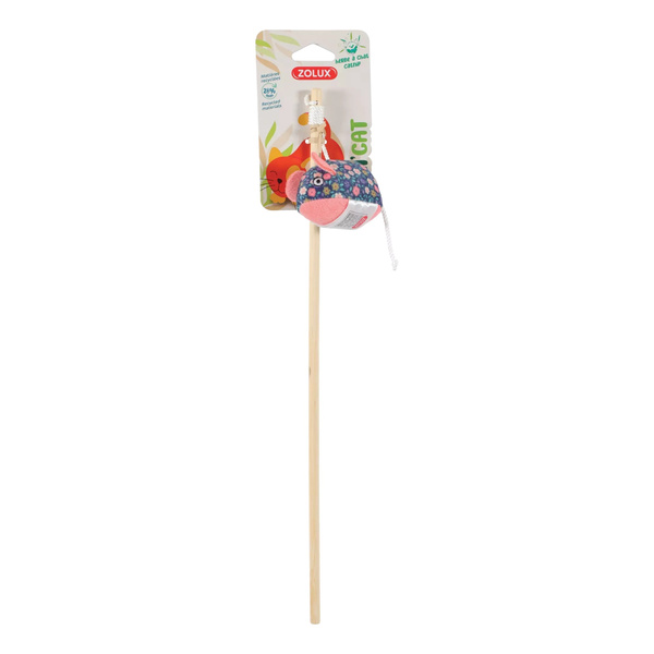 ZOLUX Zabawka dla kota wędka mysz, kwiaty ETHICAT 40 cm