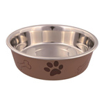 Trixie MISKA METALOWA Z PLASTIKOWĄ POWŁOKĄ, 0.75 l/o17 cm