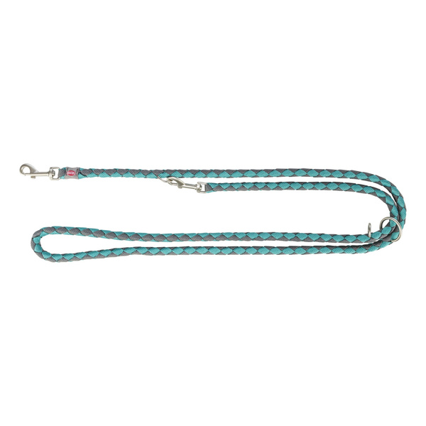 Trixie Cavo, smycz regulowana, dla psa, aqua/grafit, S-M: 2.00 m/o 12 mm