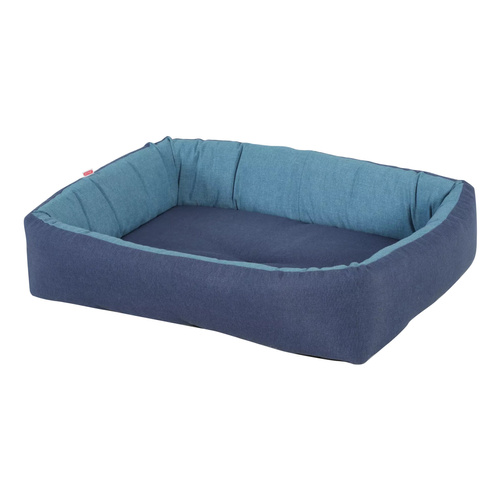 ZOLUX Legowisko prostokątne dla psa ONE INDIGO 75 cm niebieskie