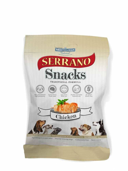 SERRANO Snacks KURCZAK przysmak treningowy 100g