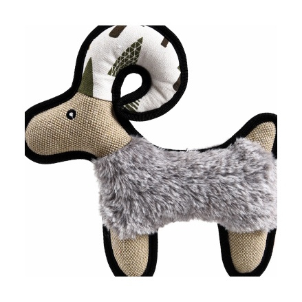 Barry King Zabawka pluszowa dla psa, kozica,   z dźwiękiem, 26x26cm