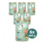 WOW Pute - indyk z cukinią i mniszkiem lekarskim (6 szt. x 400g)
