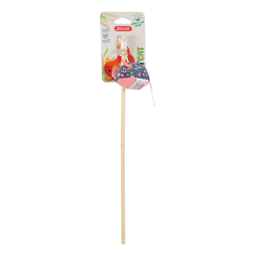 ZOLUX Zabawka dla kota wędka mysz, kwiaty ETHICAT 40 cm