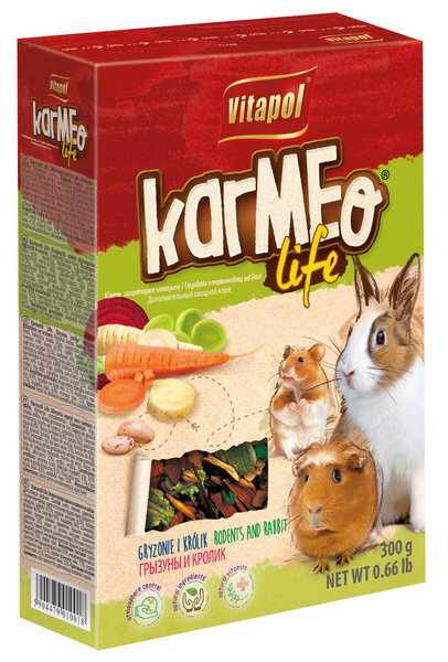 Vitapol KARMEO LIFE WARZYWNY POKARM DLA GRYZONI  300g