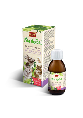 Vitapol Vita Herbal dla gryzoni i królika, Multivitamin 100ml