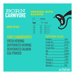Schesir Born Carnivore karma sucha dla kotów dorosłych śledź i łosoś 255 g