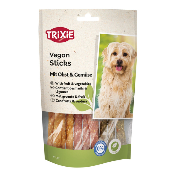 Trixie Vegan Sticks, przysmak, dla psa, z owocami i warzywami, 100 g