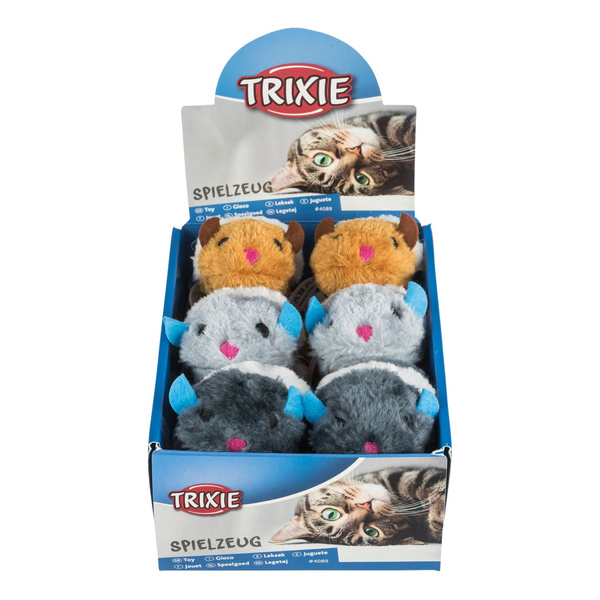 Trixie MYSZ nakręcana DRGAJĄCA dla Kota 8cm