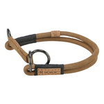 Trixie BE NORDIC, obroża zaciskowa, dla psa, brązowa, skórzana, L-XL: 55 cm/o 10 mm