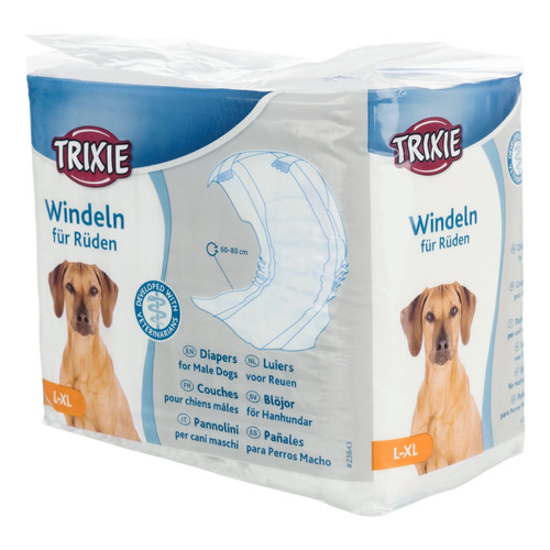 Trixie PIELUCHY PAMPERSY Psów SAMCÓW L-XL 60-80cm