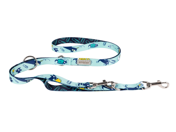 amiplay Smycz regulowana 7in1 Amik S 100-200x1,5cm OfficeDog