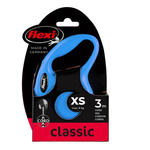 FLEXI Smycz automatyczna dla psa NEW CLASSIC linka XS 3m niebieska