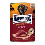 Happy Dog Sensible Pure Struś 100% Africa 6 x 400g