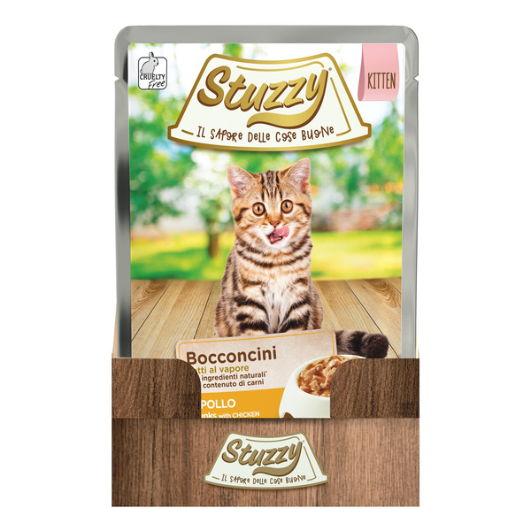 Stuzzy Bocconcini karma mokra dla kociąt indyk w sosie 85 g