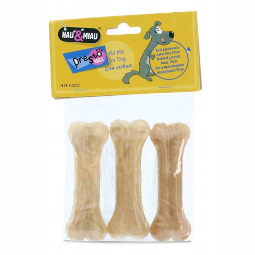 Hau Miau Kości prasowane dla psa 3 szt