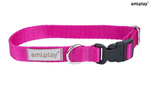 amiplay Obroża SAMBA regulowana M 25-40x2cm Różowy