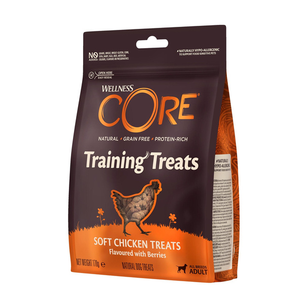 Wellness Core Training Treats przysmak dla psów dorosłych kurczak i jagody 170g