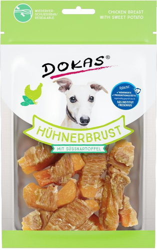 DOKAS filet z piersi kurczaka & batat 70g 200458 - 1 szt