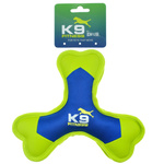 Bumerang nylonowy trójramienny Zeus K9 Fitness, 24 cm