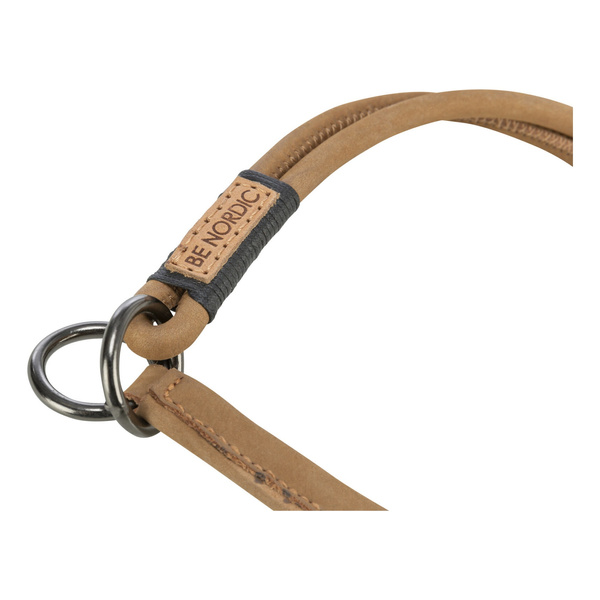Trixie BE NORDIC, obroża zaciskowa, dla psa, brązowa, skórzana, L-XL: 55 cm/o 10 mm