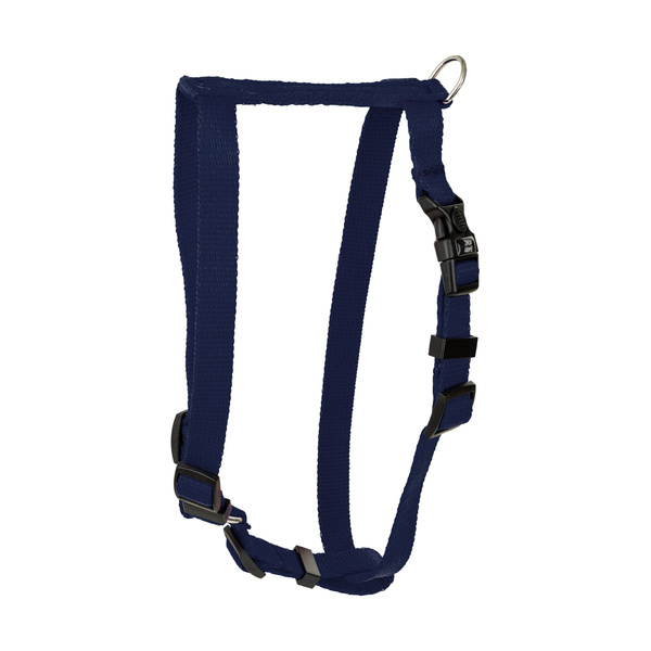 Barry King Classic szelki dla psa, granat, M-L, 20mm/50-75cm