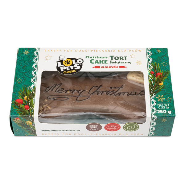 Tort Dla Psa   Merry Christmas Orzechowo - Czekoladowy