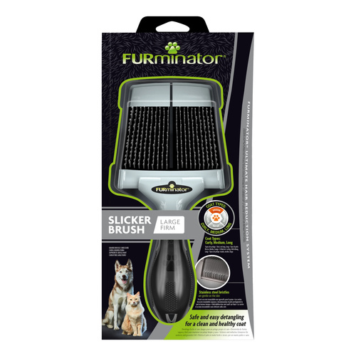 FURMINATOR Szczotka Pudlówka dla psa i kota L Firm