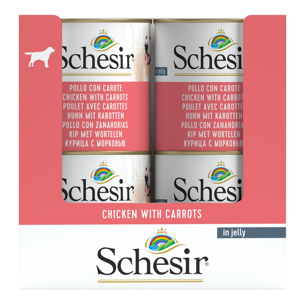 Schesir Complements karma mokra dla psa kurczak z marchewką w galarecie 285 g