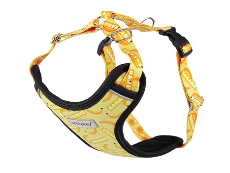 amiplay Szelki regulowane Discovery BeHappy S 20-30 30-40cm Banana