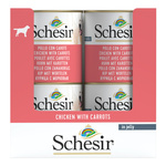 Schesir Complements karma mokra dla psa kurczak z marchewką w galarecie 285 g