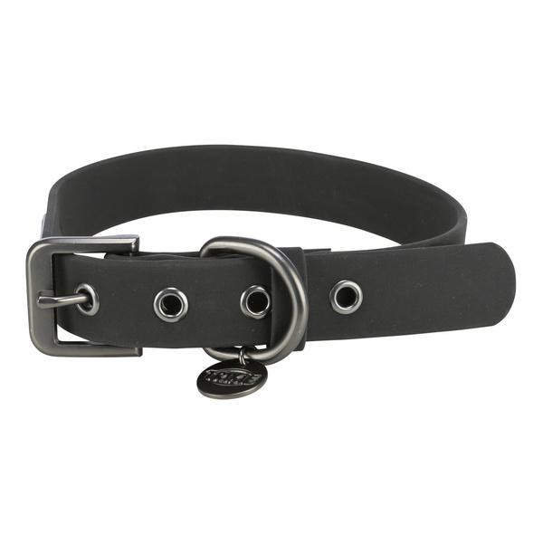 Trixie CityStyle, obroża, dla psa, czarna, PVC,  L: 45-52 cm/25 mm