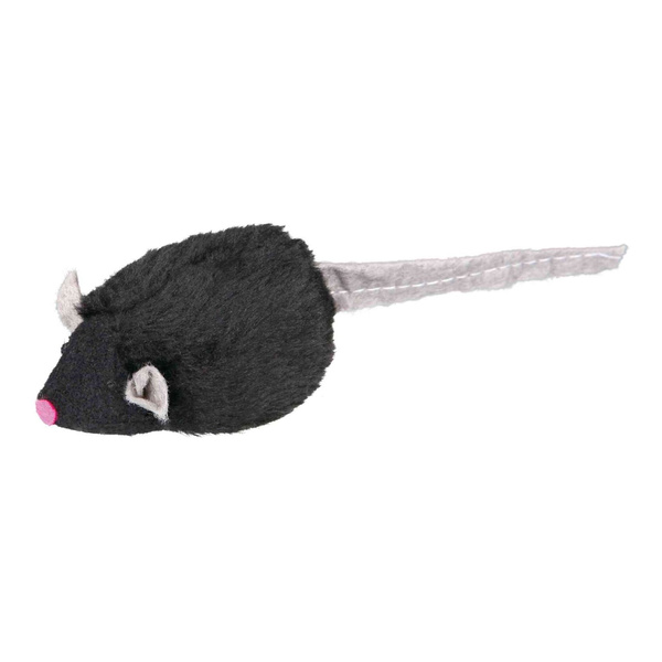 Trixie MYSZ pluszowa z naturalnym Dźwiękiem 6cm